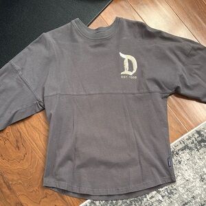 Disney grey jersey. Long Sleeve Shirt with Logo XS